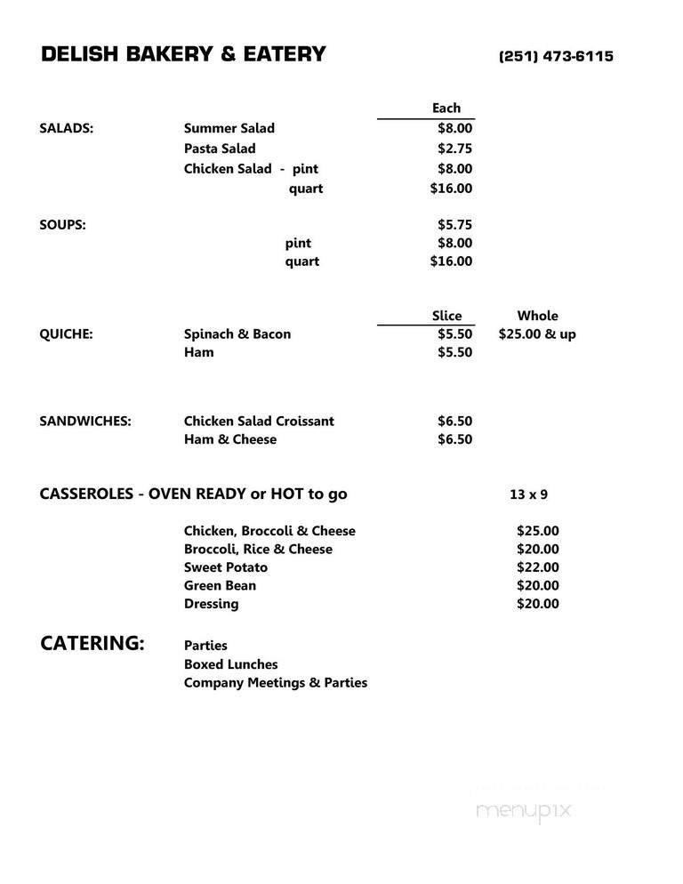 Menu page 2
