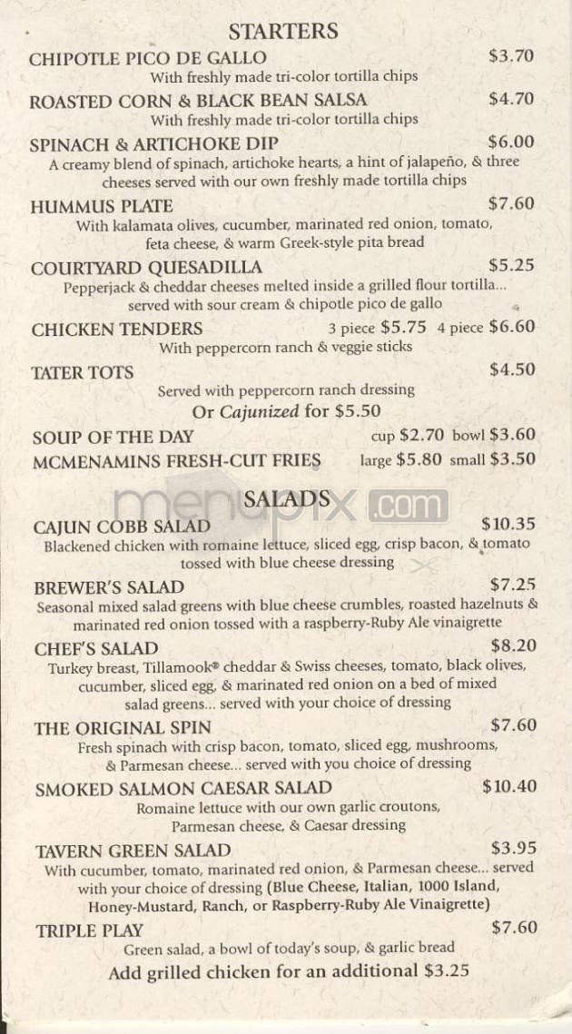 Menu page 2