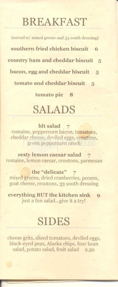 Menu page 2