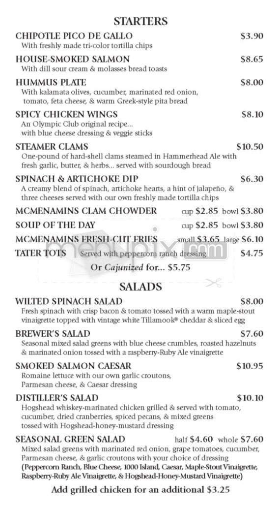 Menu page 2