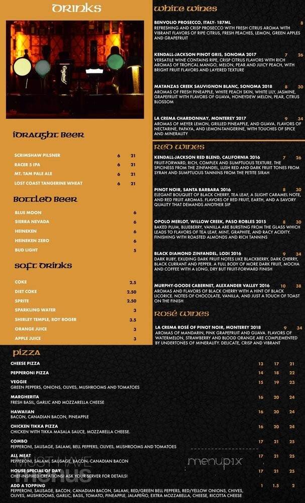 Menu page 1