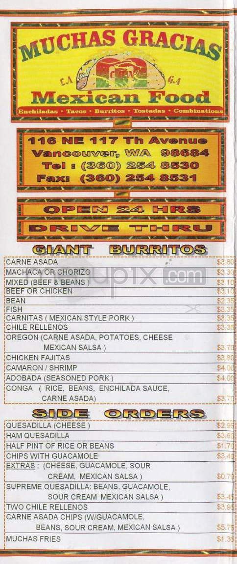 Menu page 2