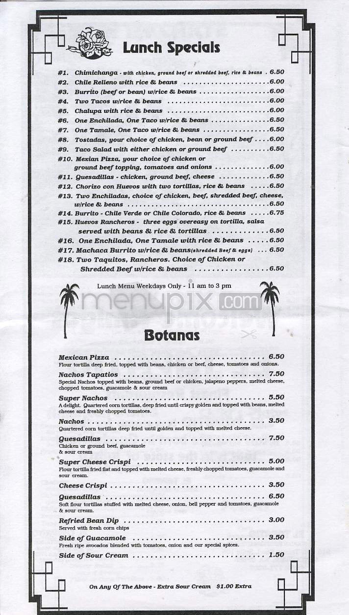 Menu page 2