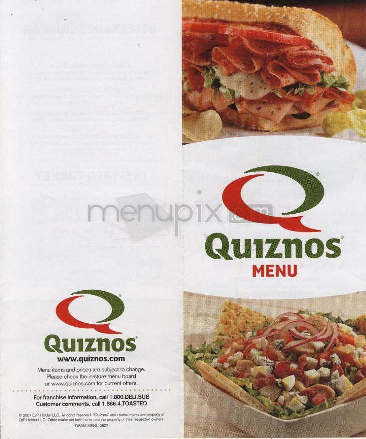Menu page 1
