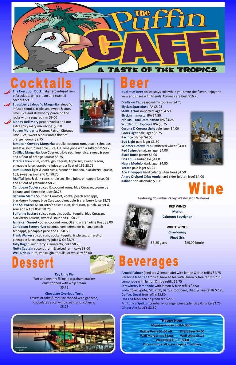 Menu page 1
