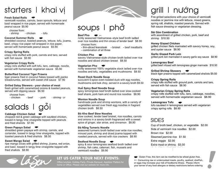 Menu page 2