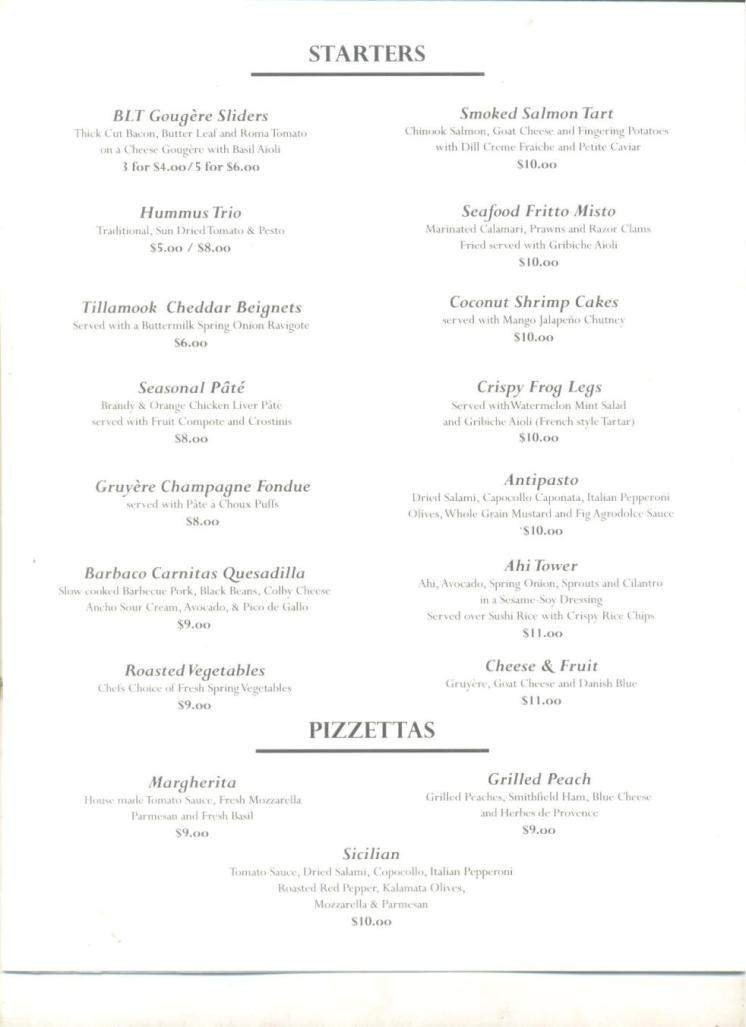 Menu page 2