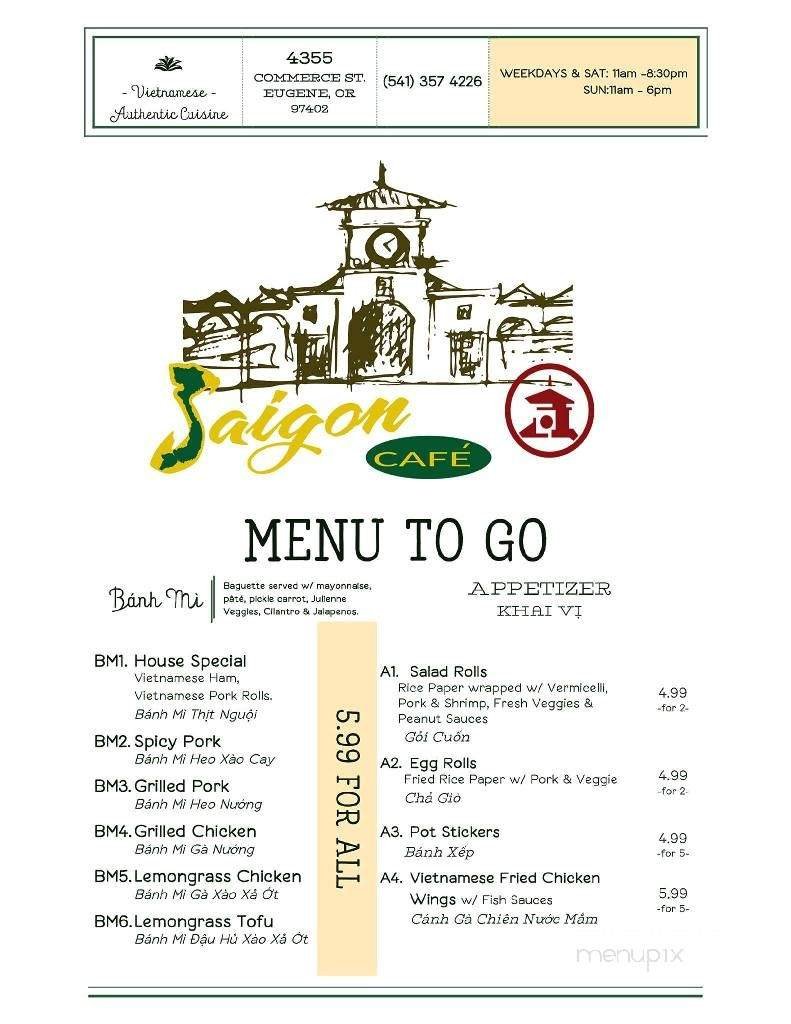 Menu page 1