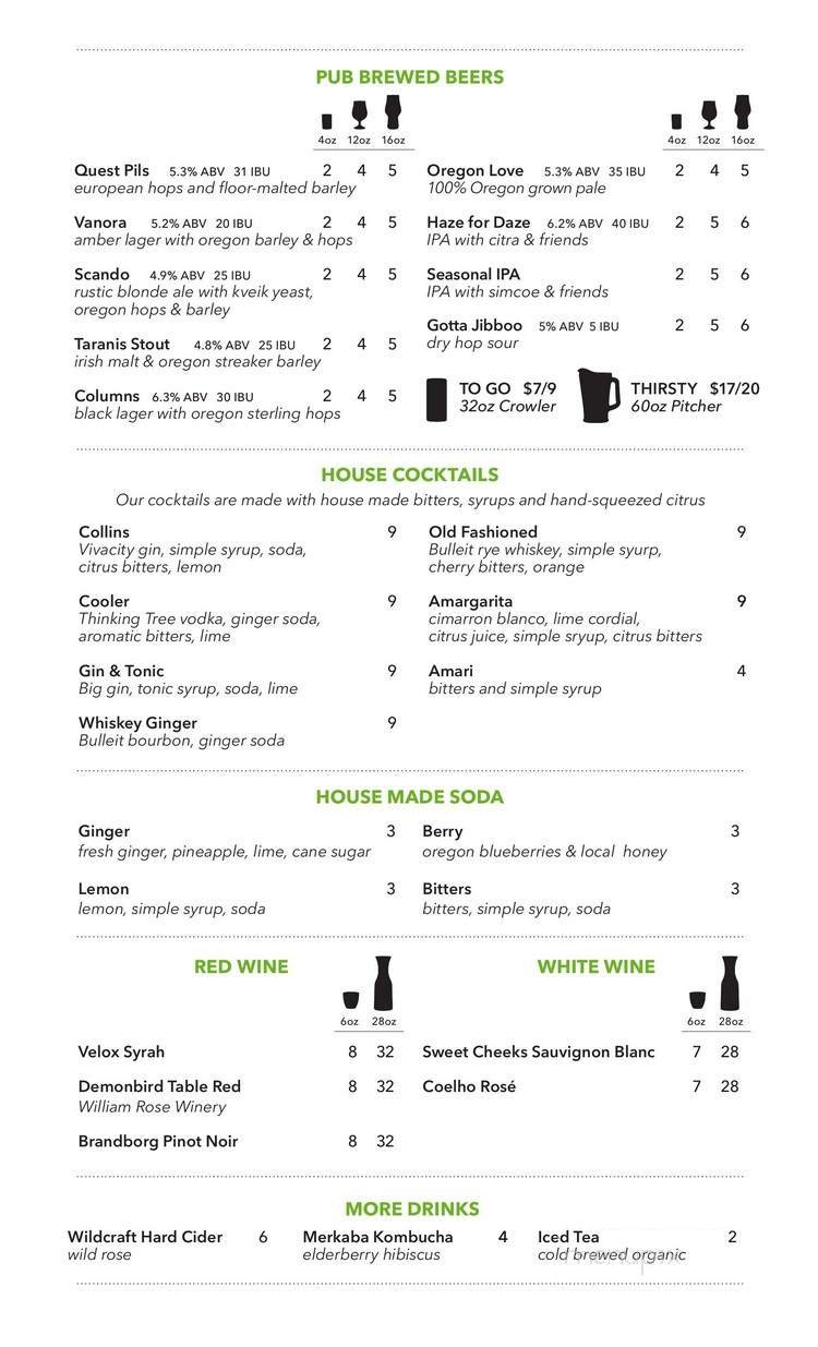 Menu page 2