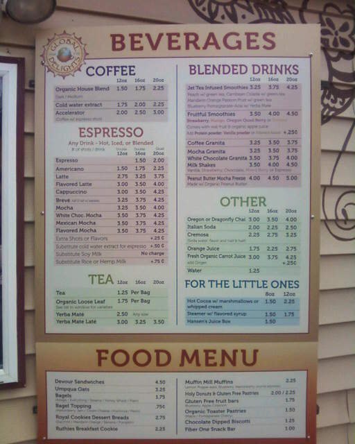 Menu page 2