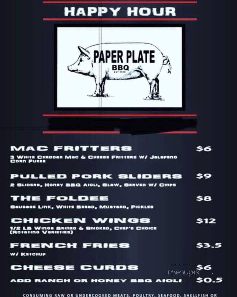 Menu page 1