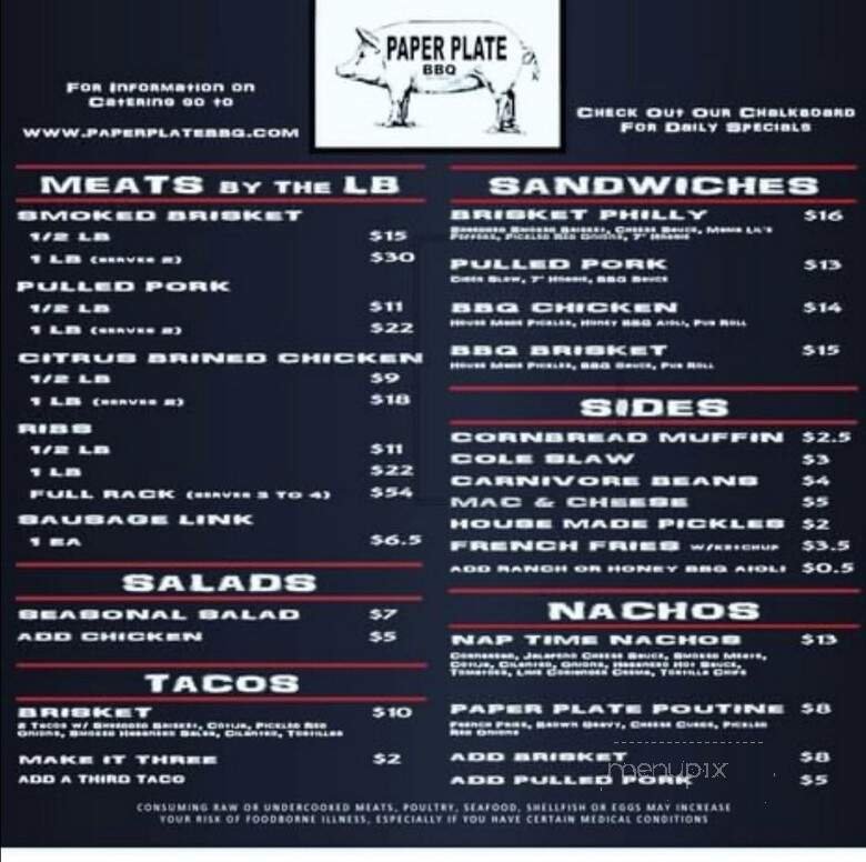 Menu page 2