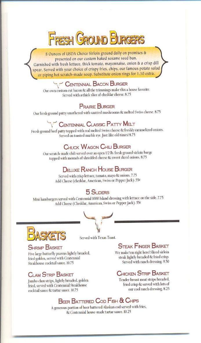 Menu page 2