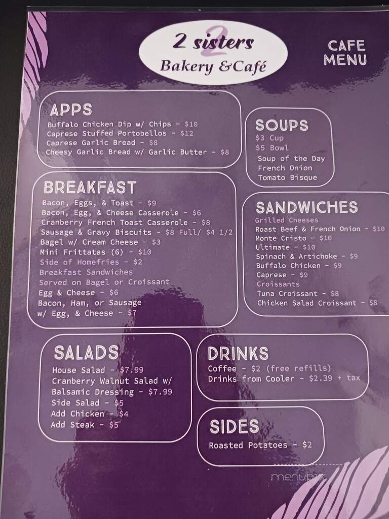 Menu page 2