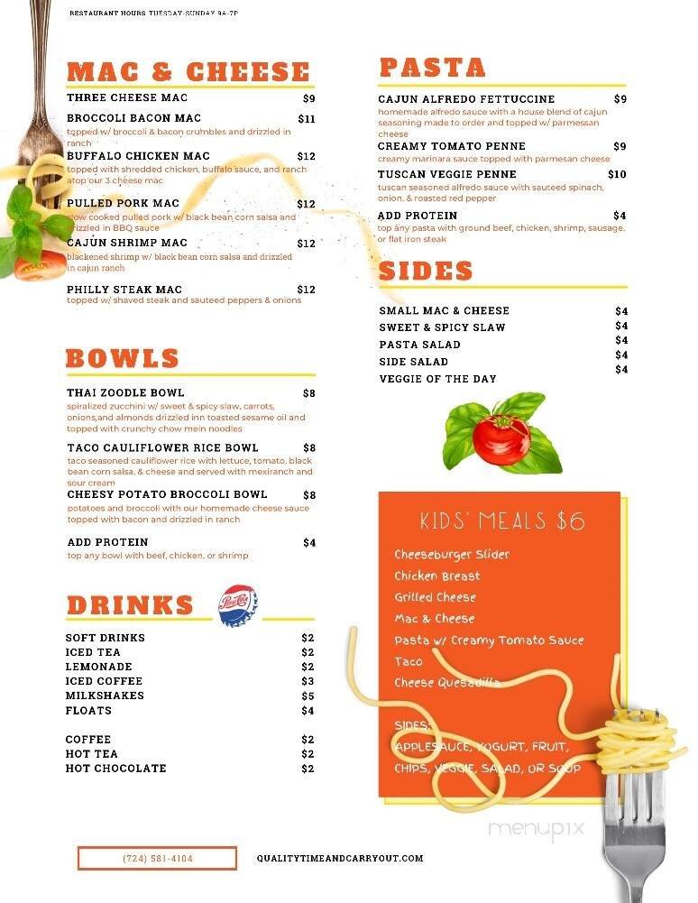 Menu page 2