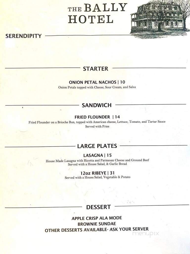 Menu page 1
