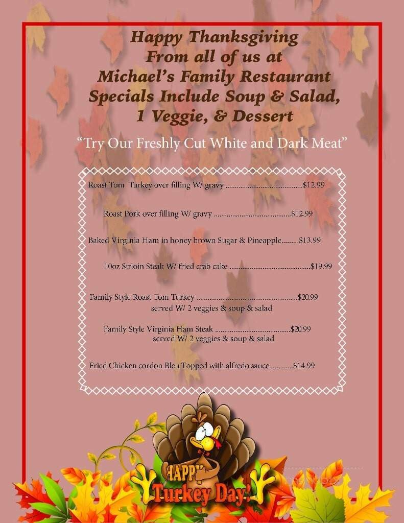 Menu page 1
