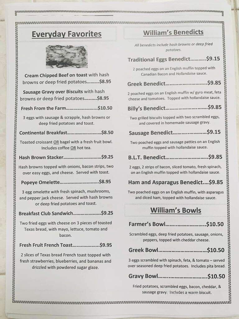 Menu page 2