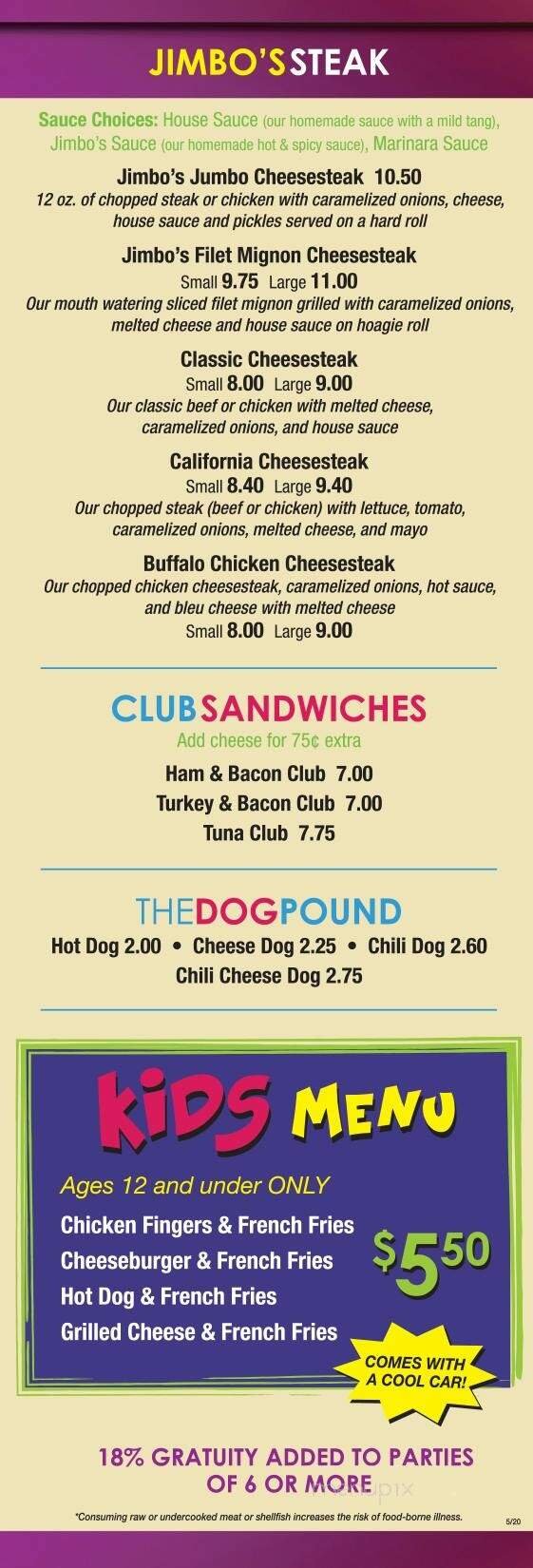 Menu page 2