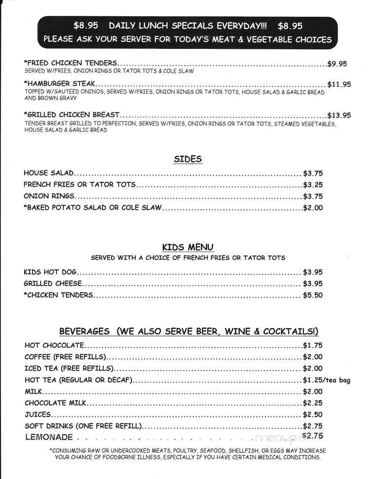 Menu page 8