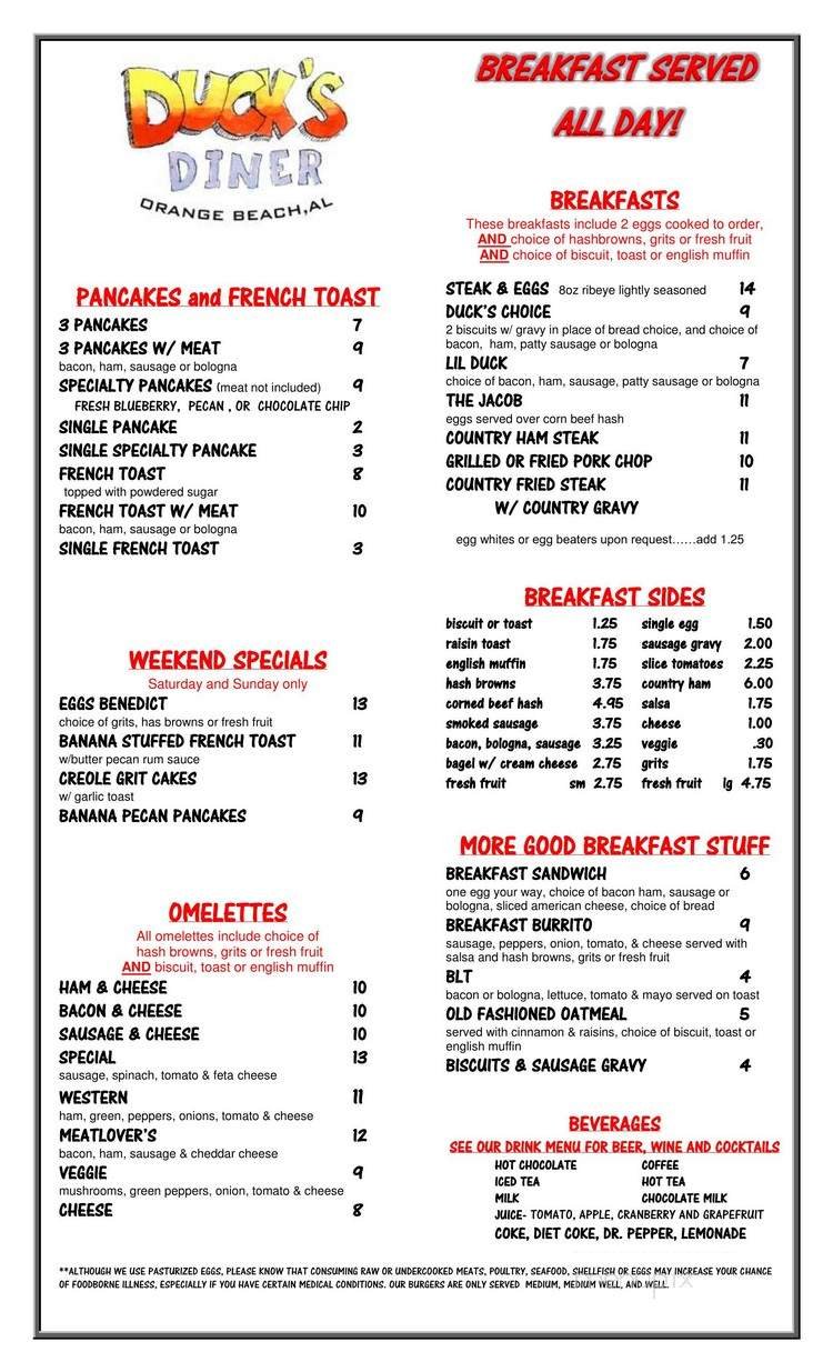 Menu page 9