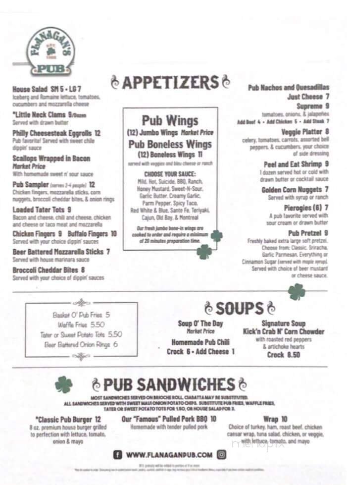 Menu page 2