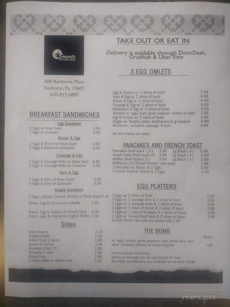 Menu page 1