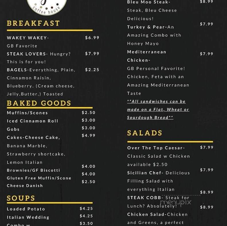 Menu page 2