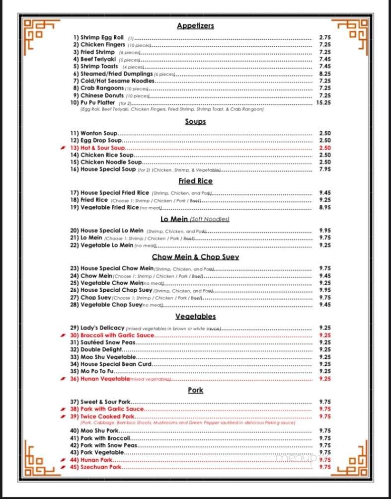 Menu page 2