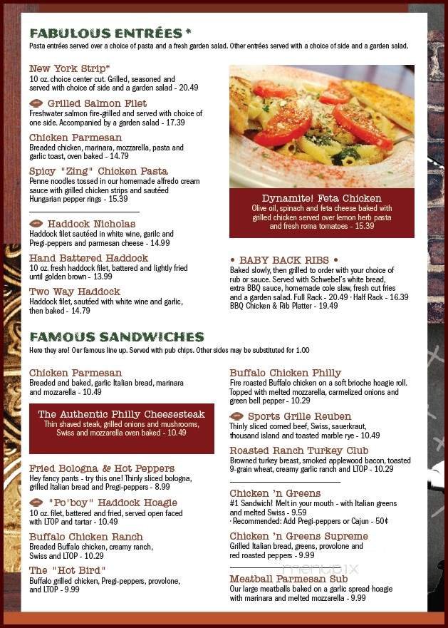 Menu page 2
