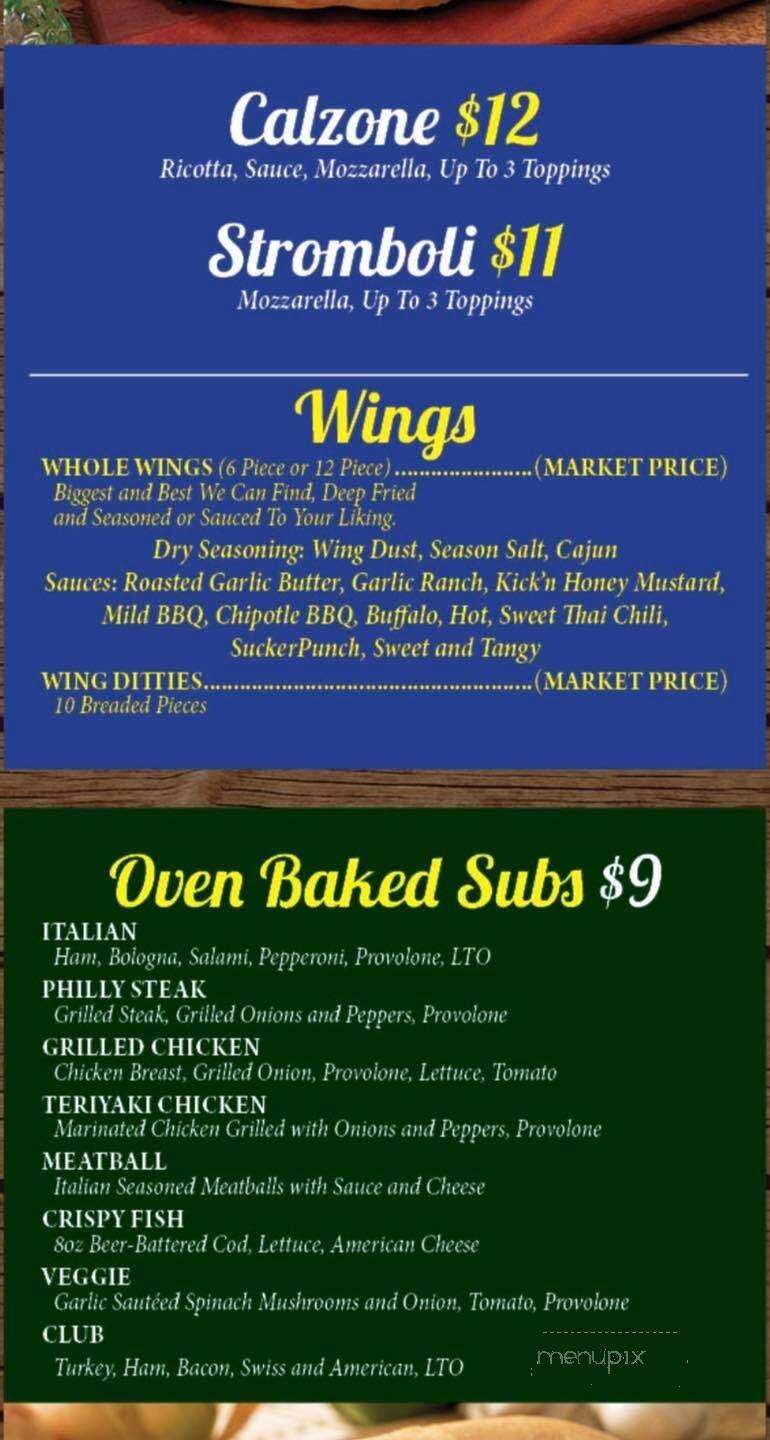 Menu page 2