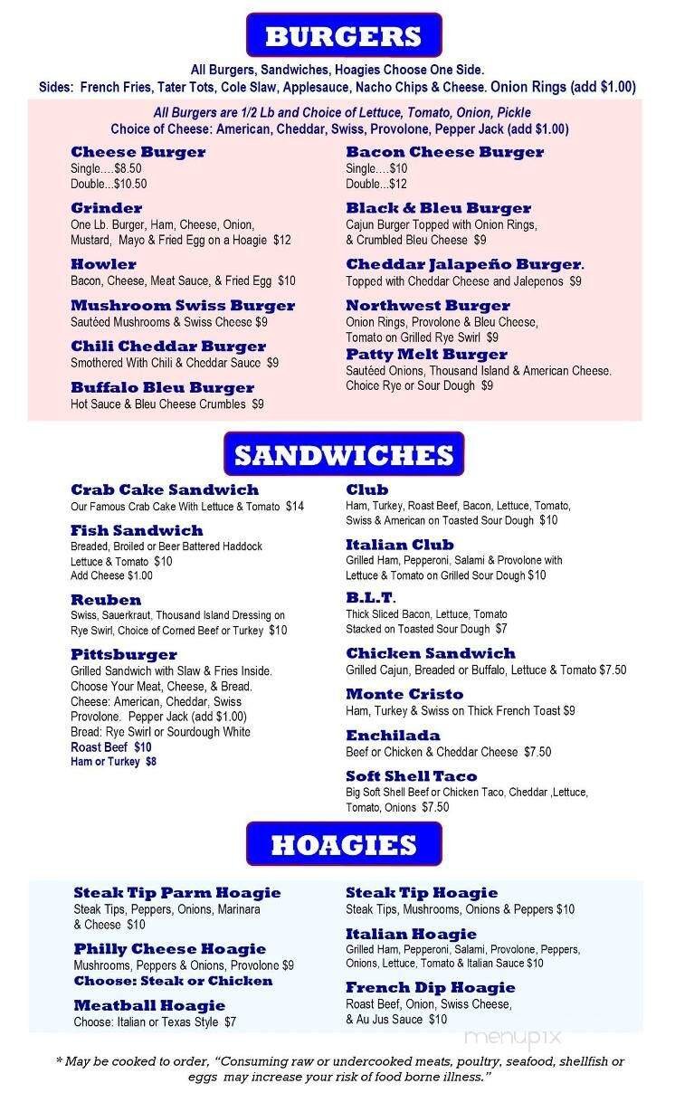 Menu page 2