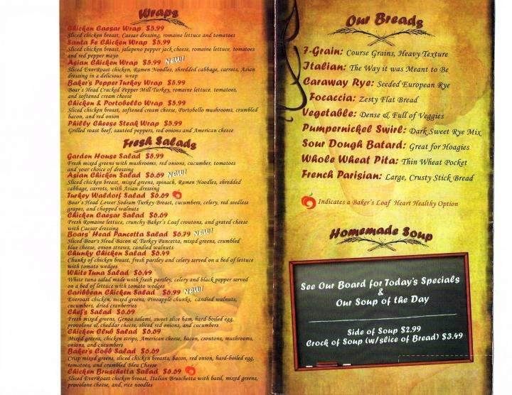 Menu page 2