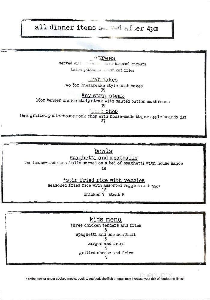 Menu page 2