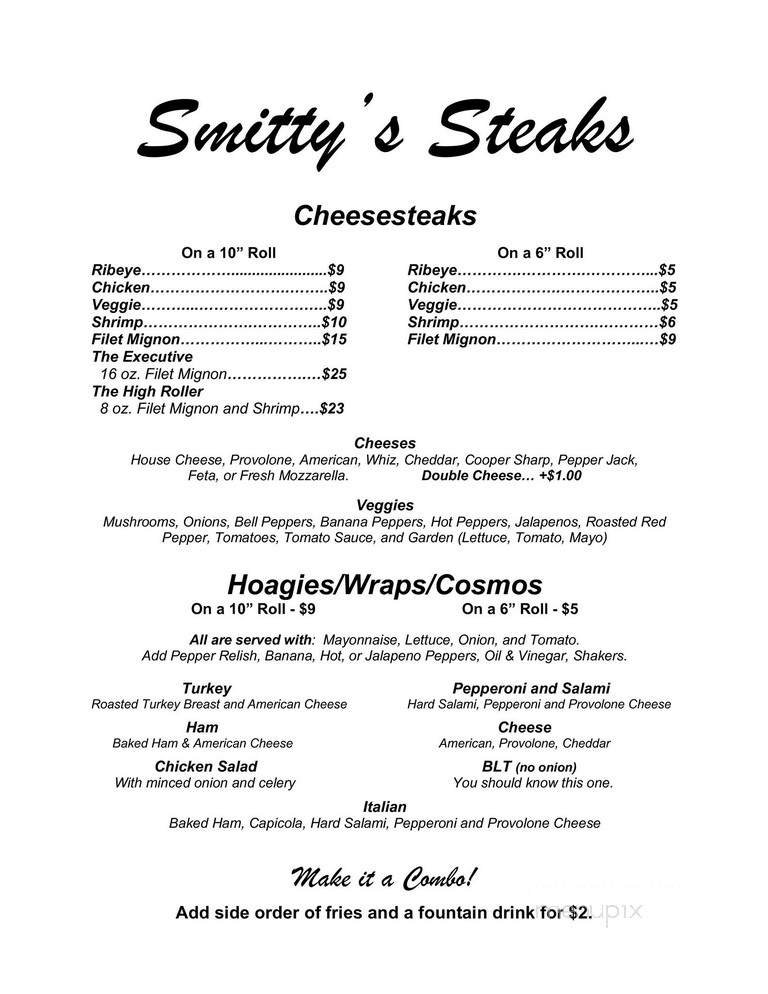 Menu page 1