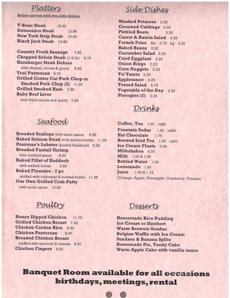 Menu page 2