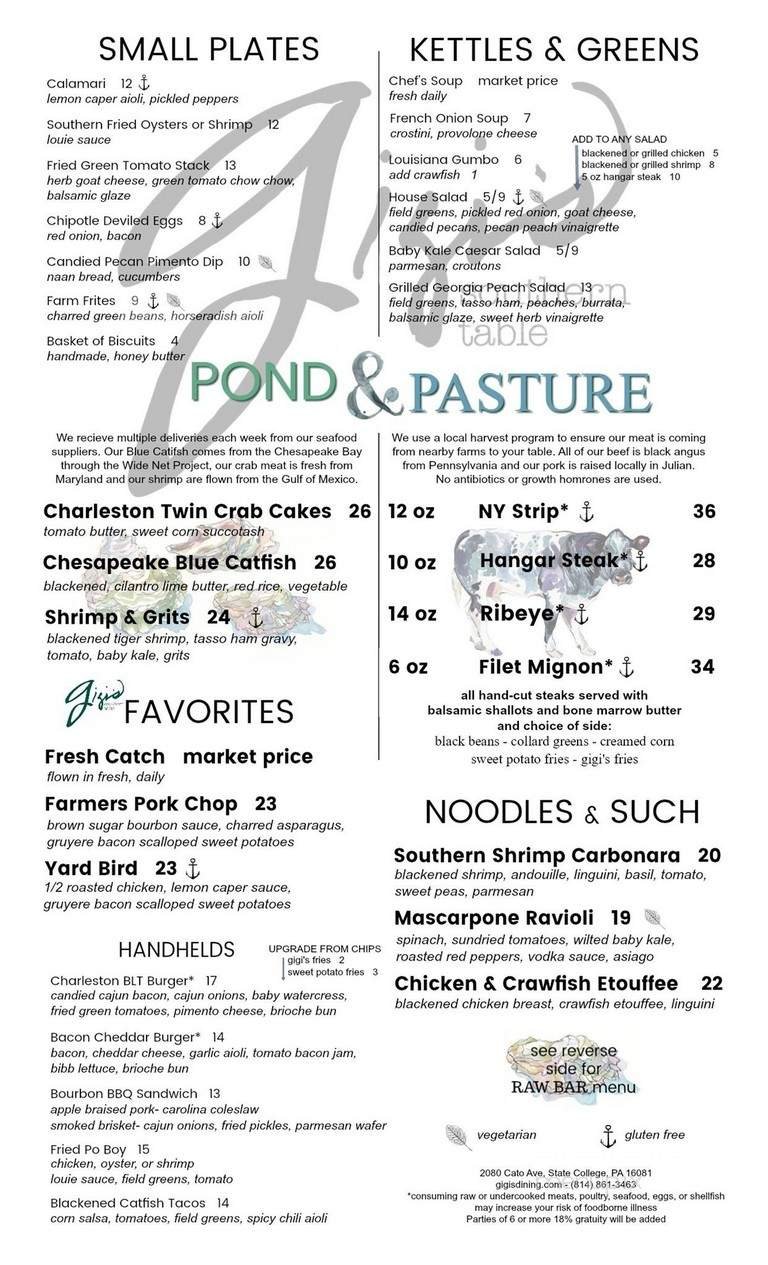 Menu page 2