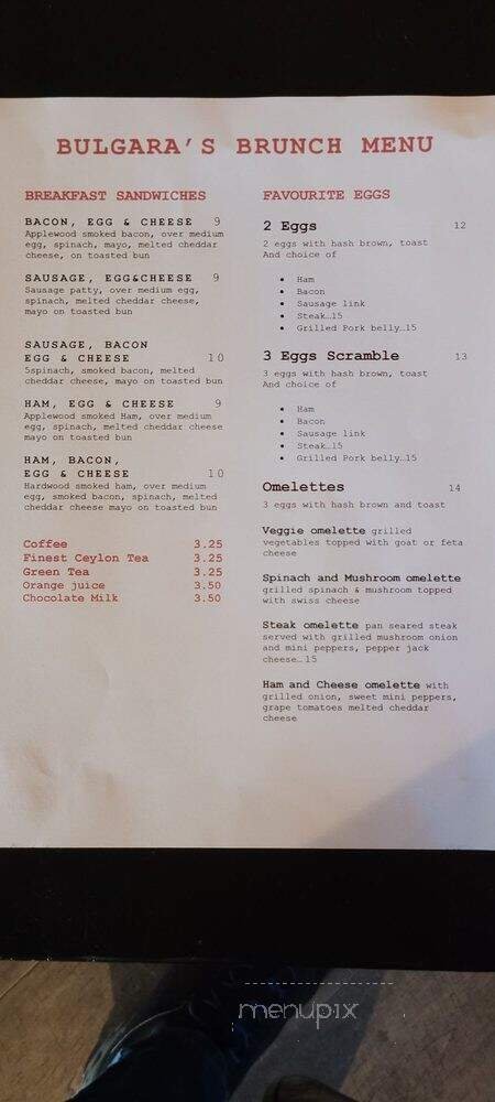 Menu page 2