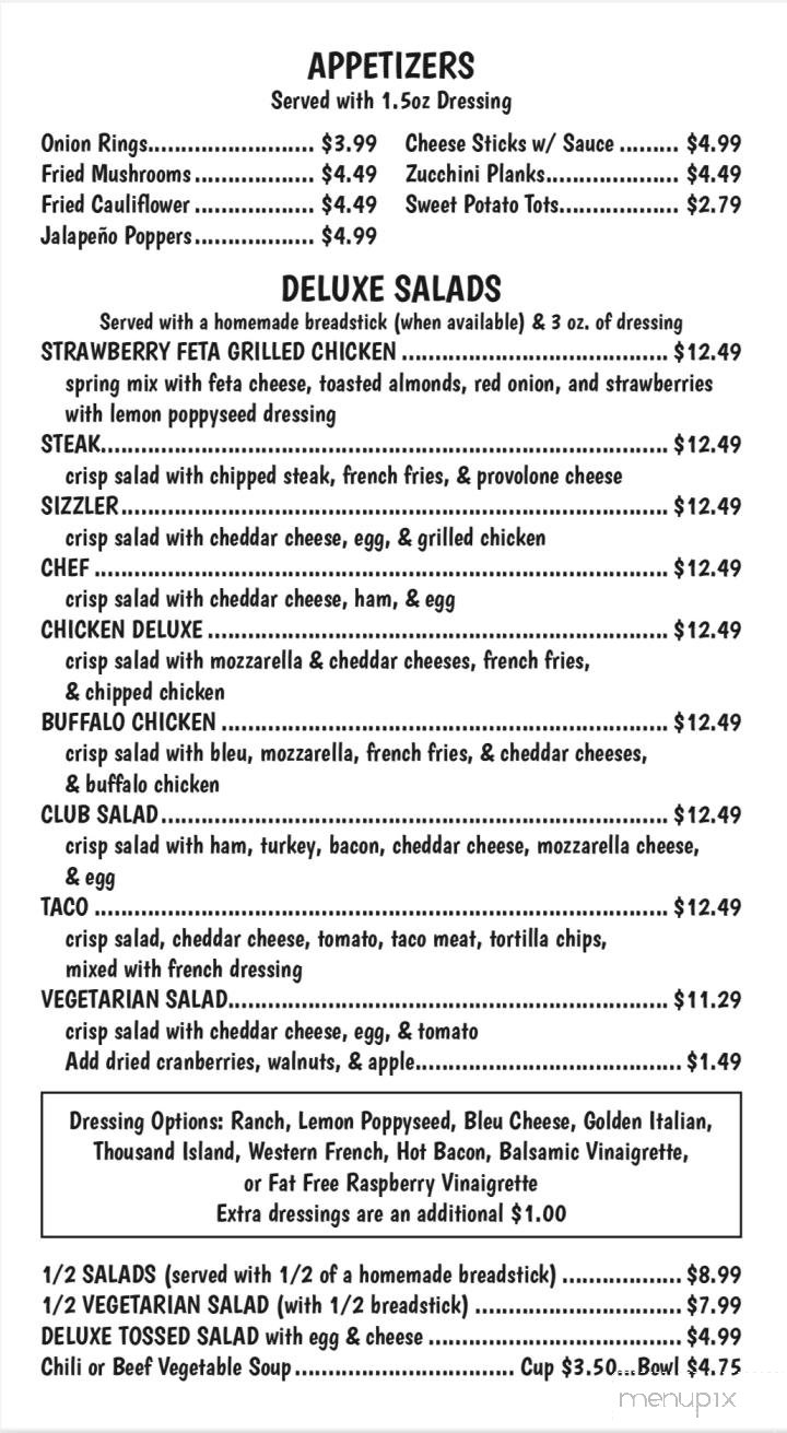 Menu page 1