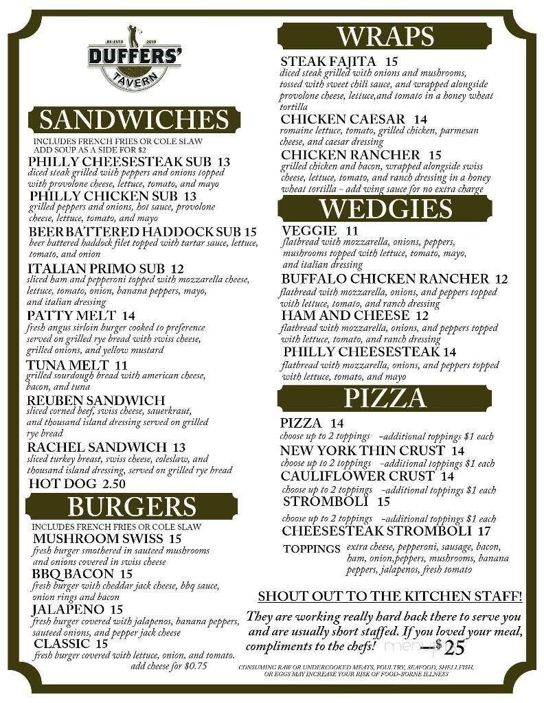 Menu page 2