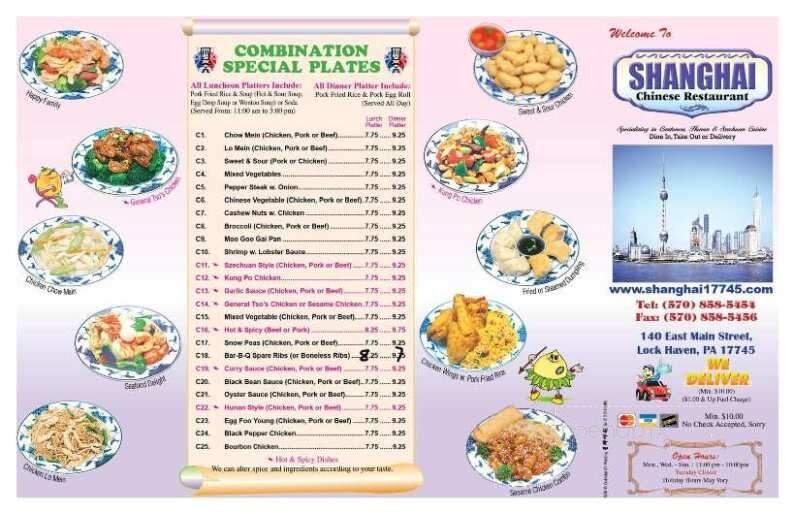 Menu page 2