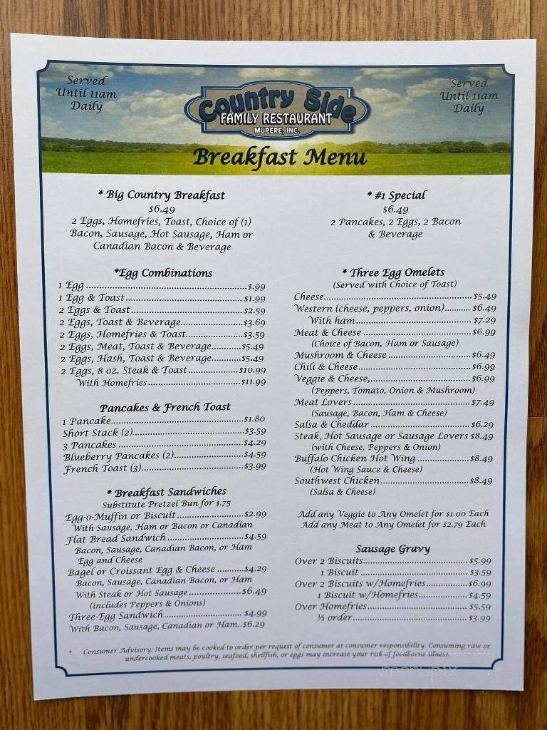 Menu page 2