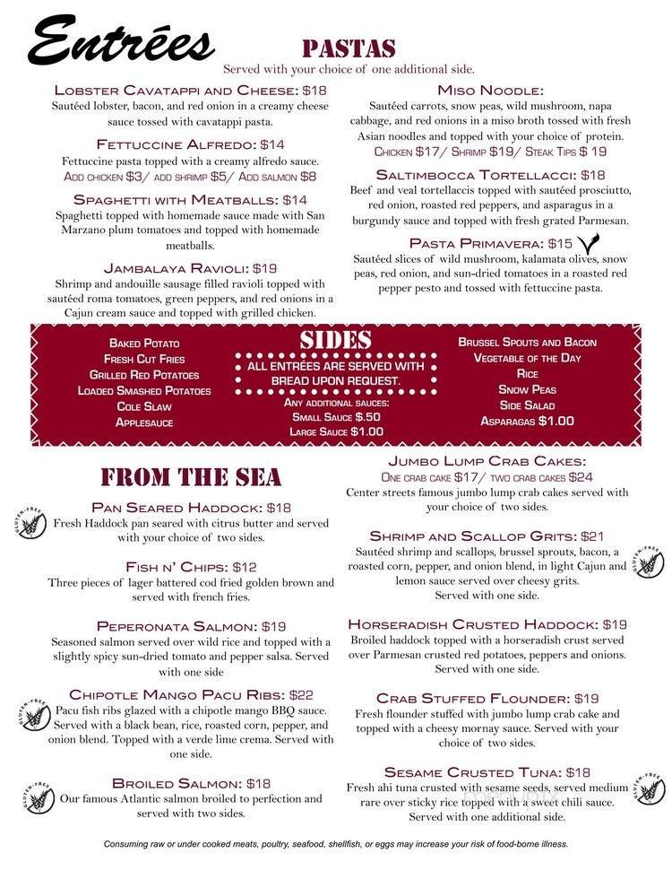 Menu page 2