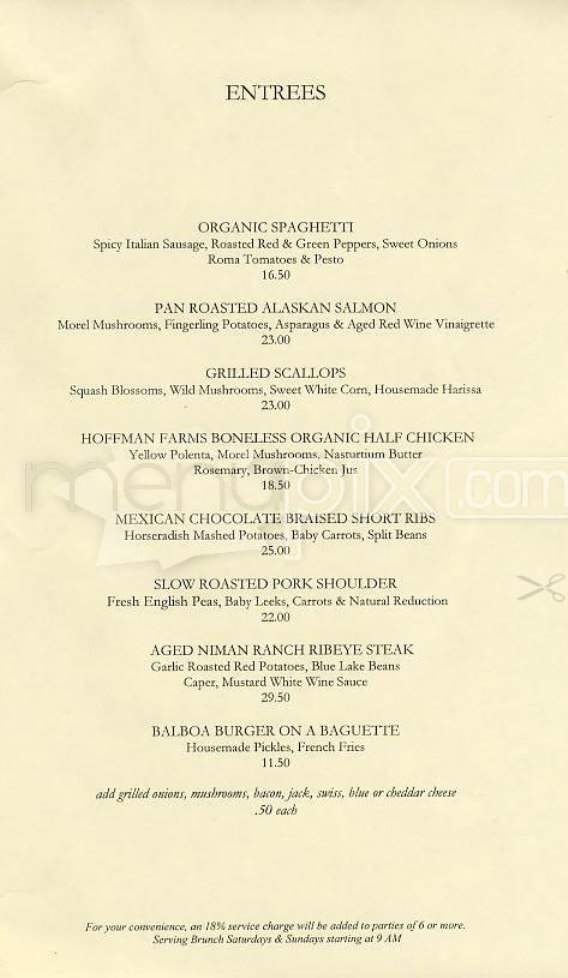 Menu page 2