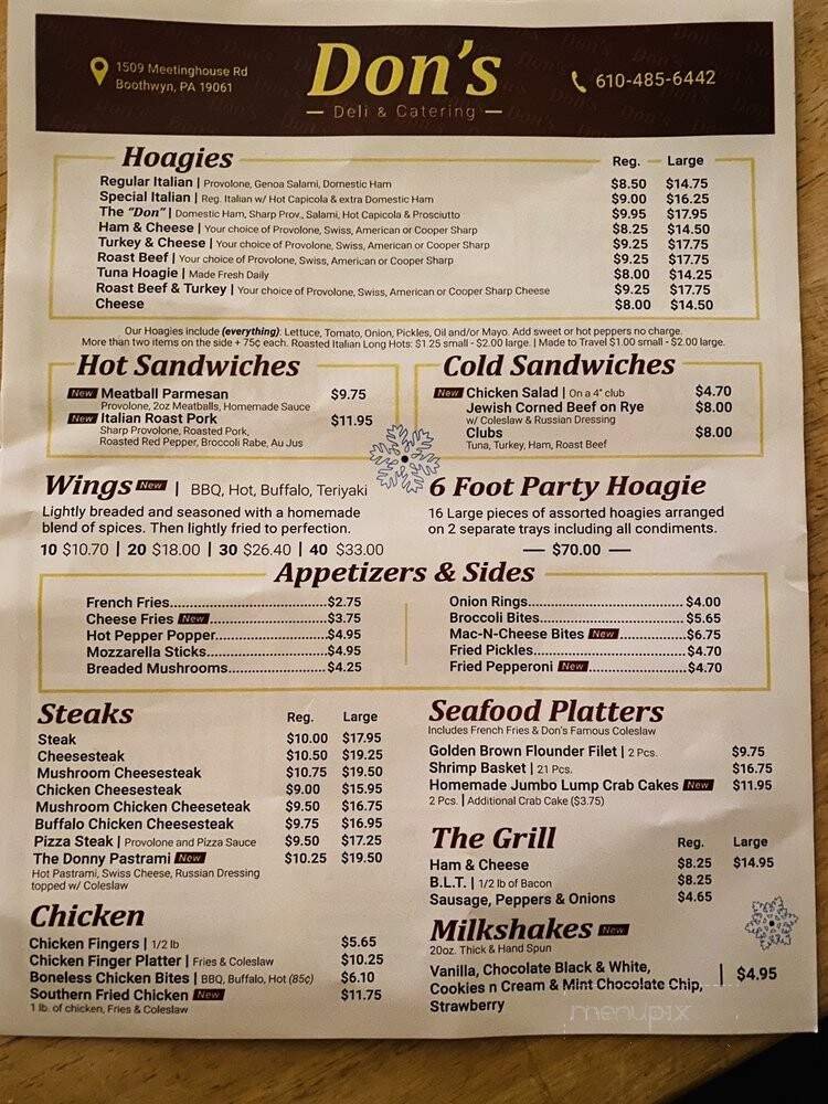 Menu page 2