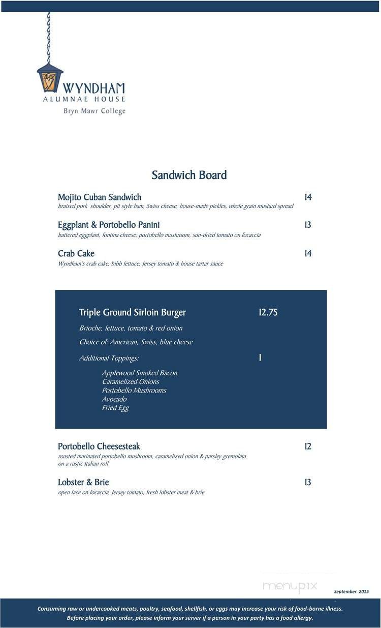 Menu page 2