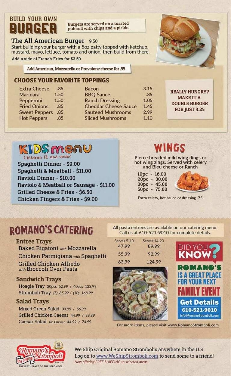 Menu page 2