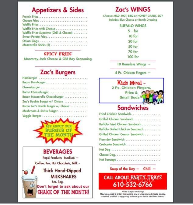 Menu page 2