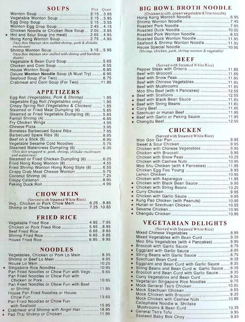 Menu page 2