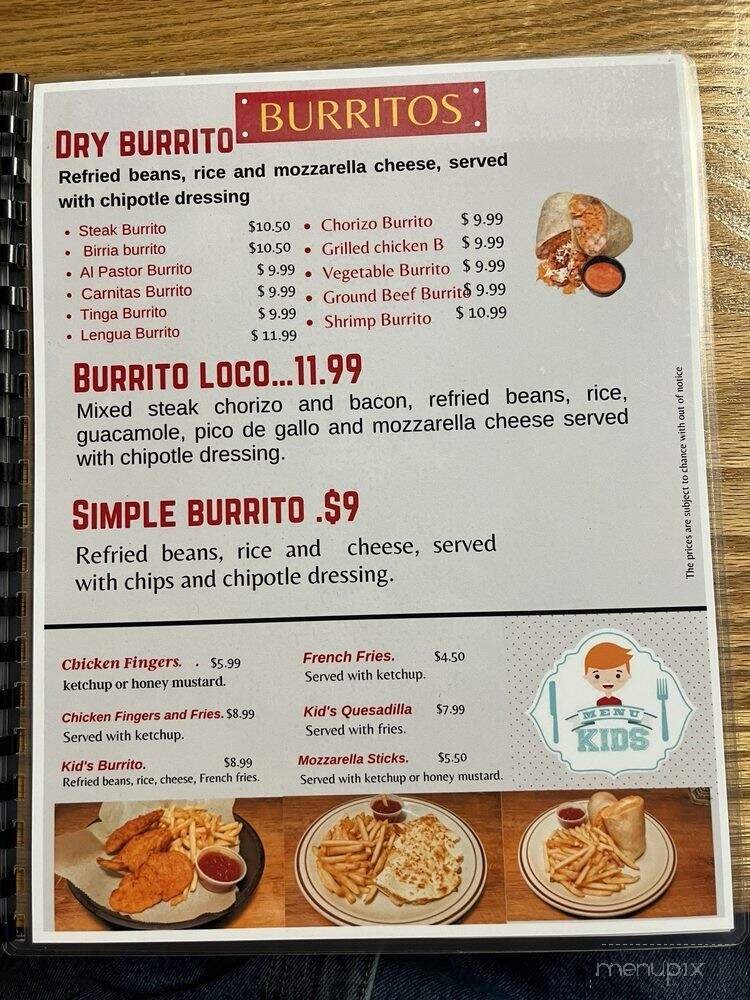 Menu page 2